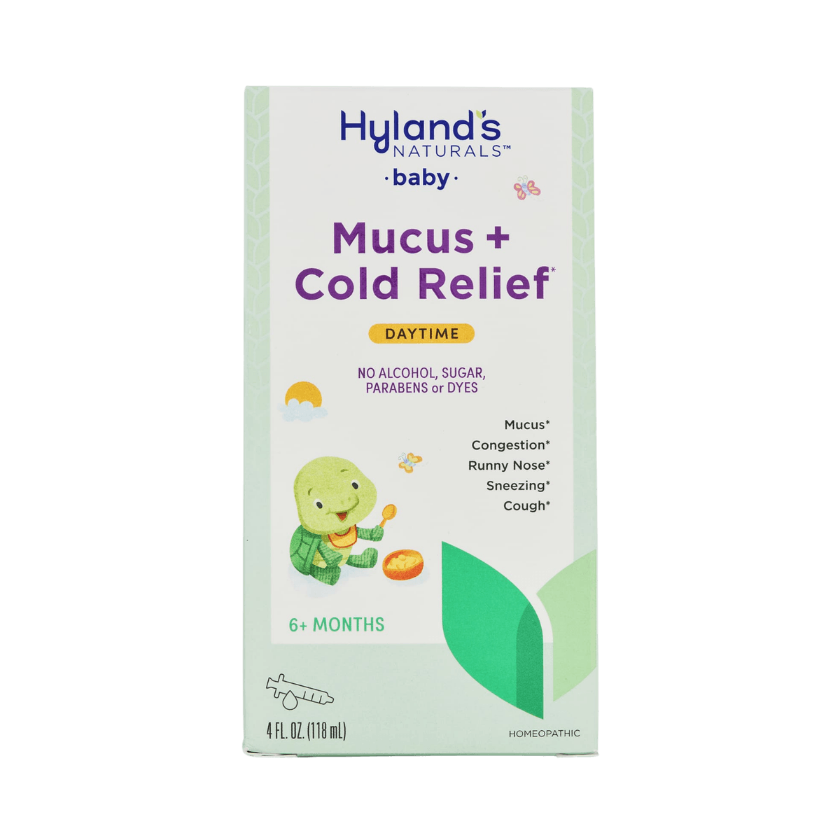 Monos Hyland's Baby Mucus+Cold Relief Syrup Day 118ml №1