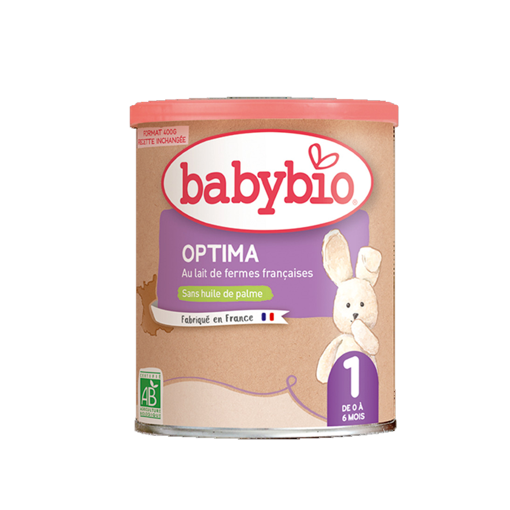 Monos Babybio Optima 1 хүүхдийн сүү пребиотиктой 0-6 сар 400гр
