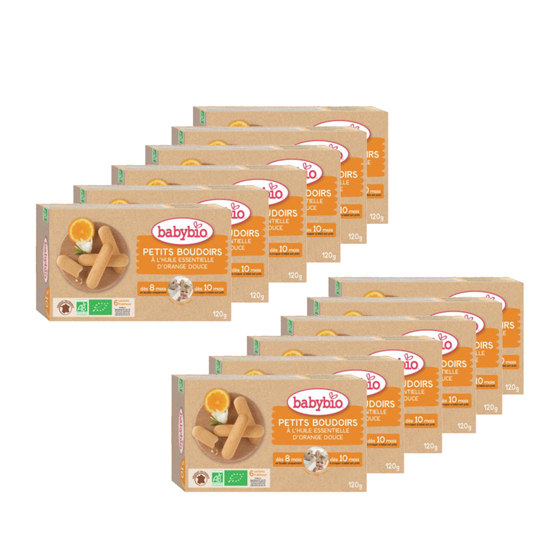 Monos Багц Babybio жигнэмэг 120гр 8+сар 12ш