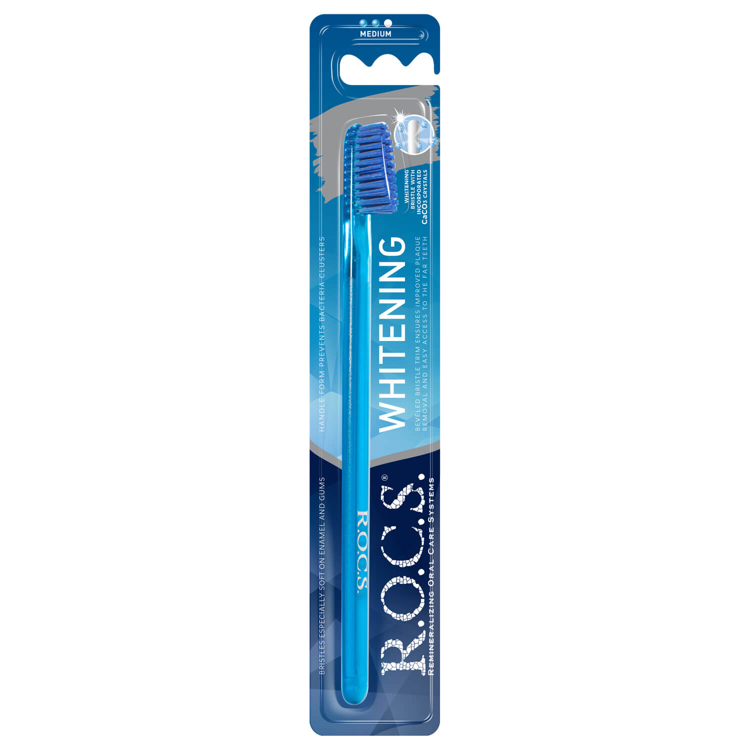 Monos ROCS Whitening дунд зэргийн үстэй шүдний сойз