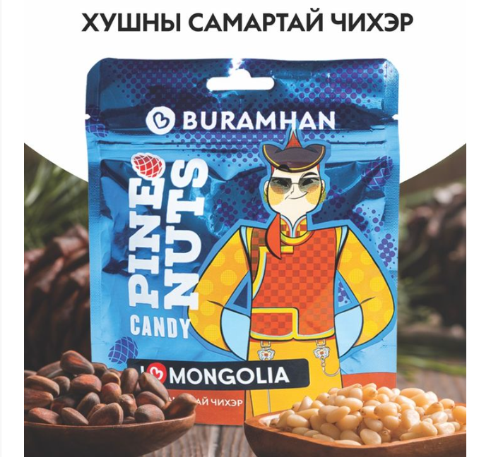Monos Buramhan хуш модны самартай чихэр 40гр