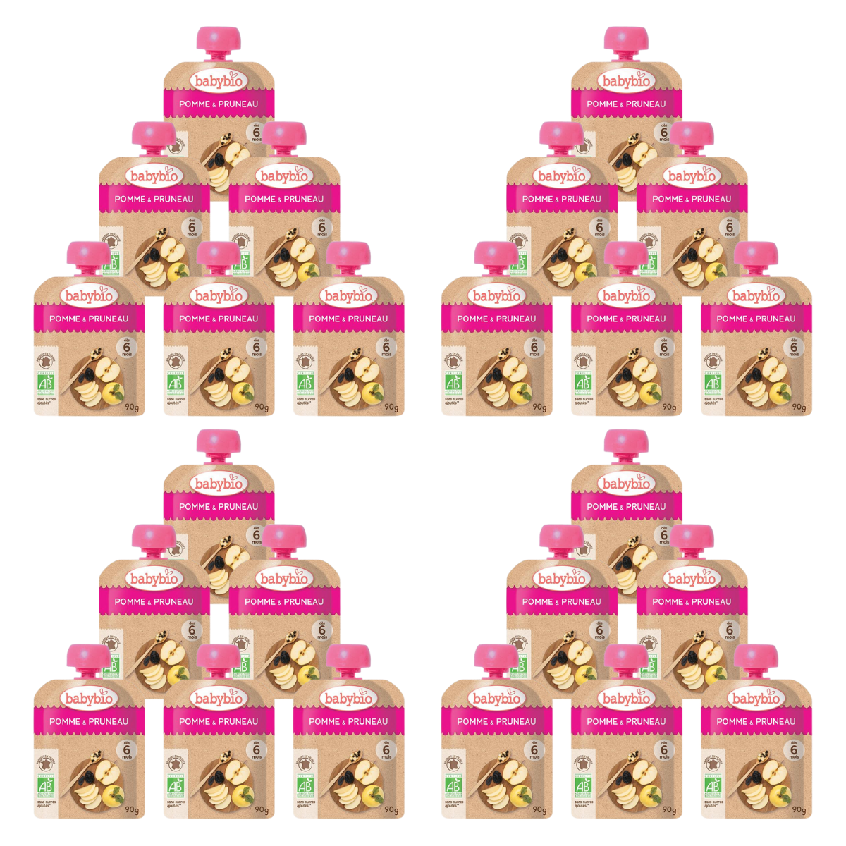 Багц Babybio 6+сар алим хар чавгатай нухаш 90гр*24ш