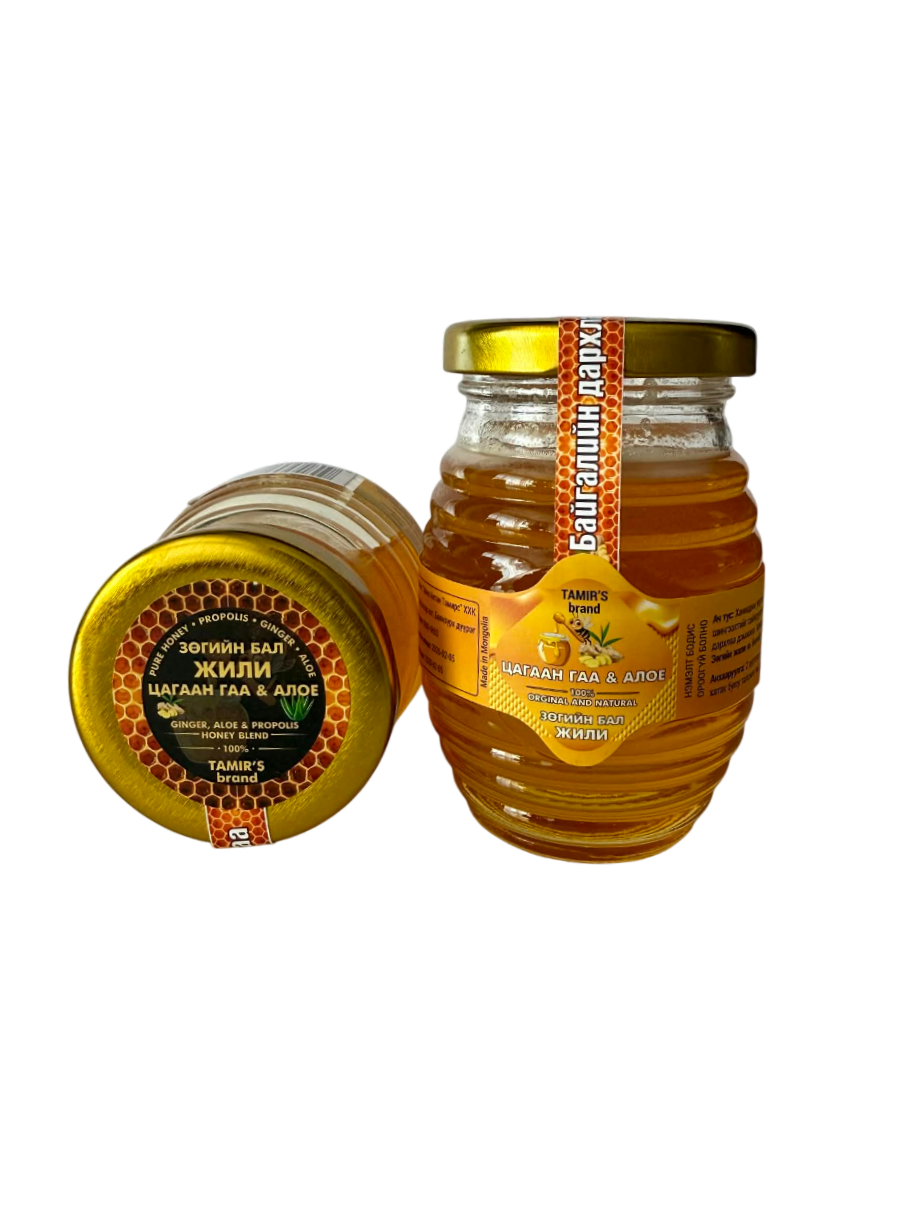 Monos Цагаан гаа алоетэй ходооны зөгийн бал 250гр