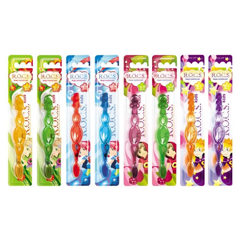 Monos ROCS kids зөөлөн үстэй шүдний сойз 3-7нас