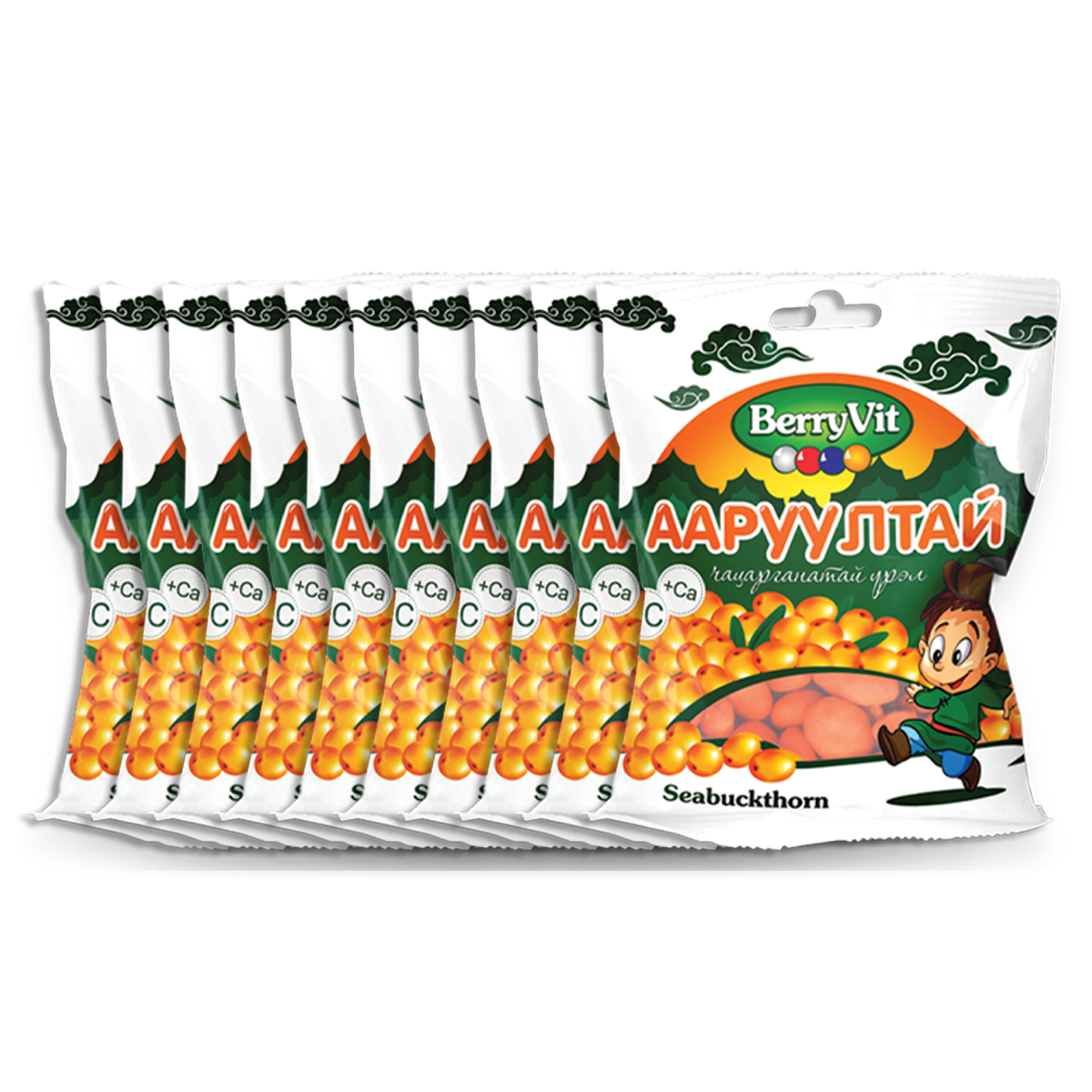 Monos Багц BerryVit - Ааруултай чацарганатай үрэл 60гр №10