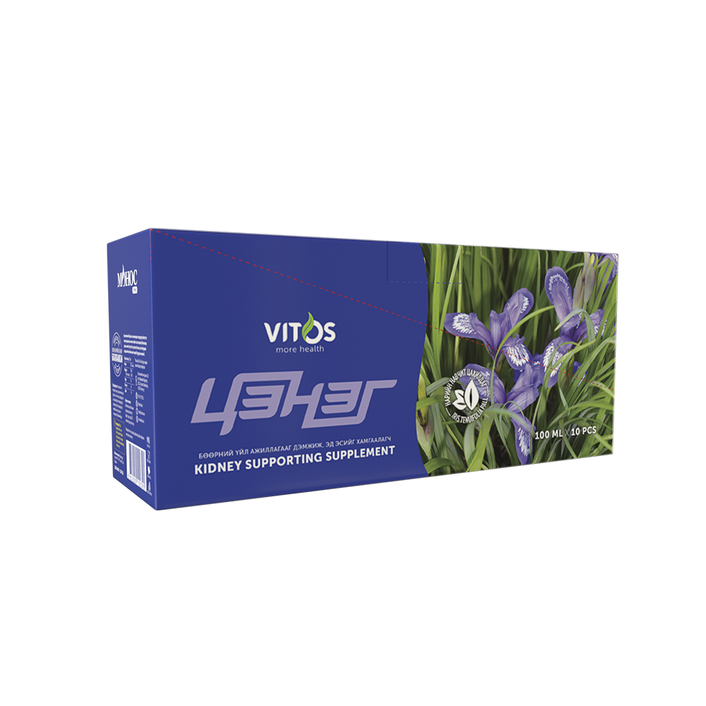 Monos Vitos Цэнэг - Бөөр хамгаалах бэлдмэл 100мл №10/цагаан сар/