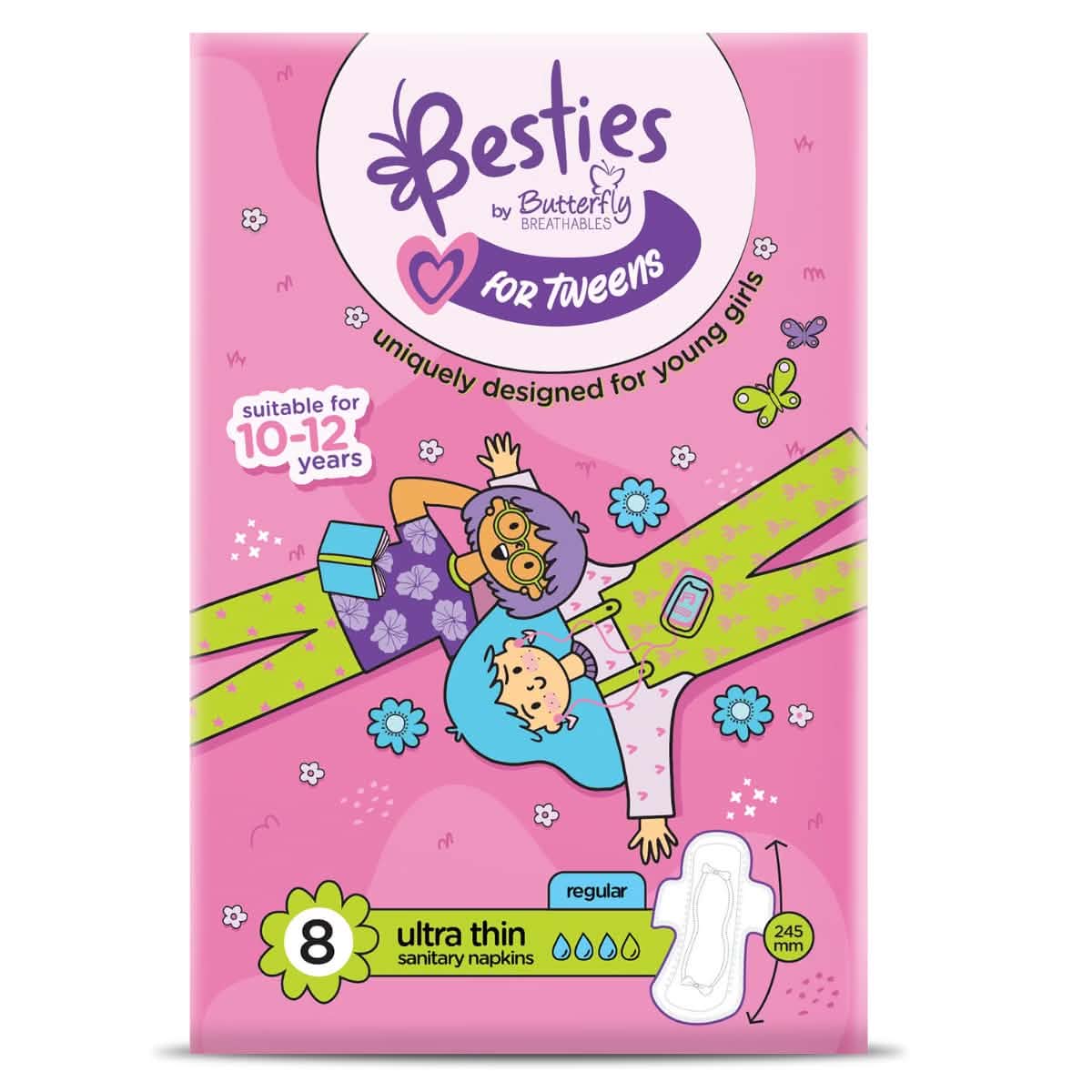 Monos Butterfly tweens охидын ариун цэврийн хэрэглэл 245мм №8