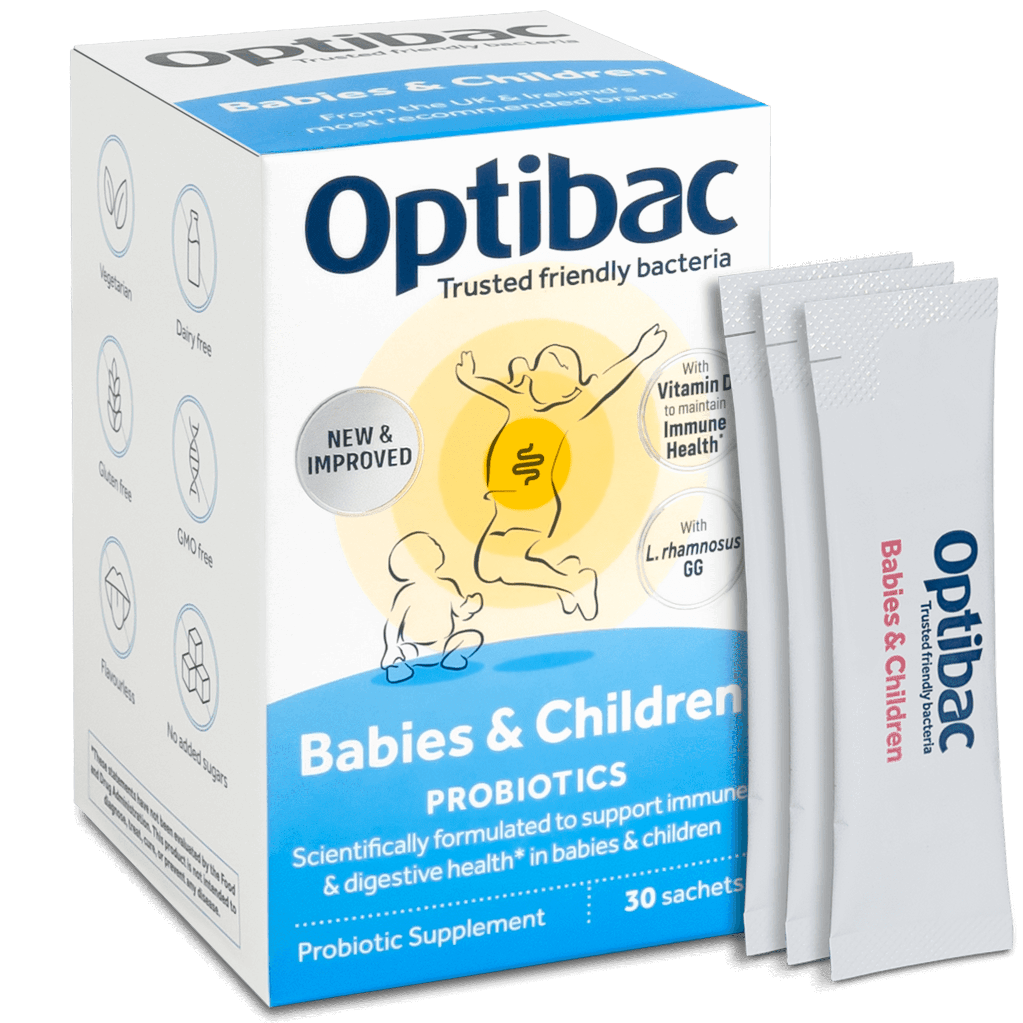 Оптибак бэби кидс 3 тэрбум №30 optibac