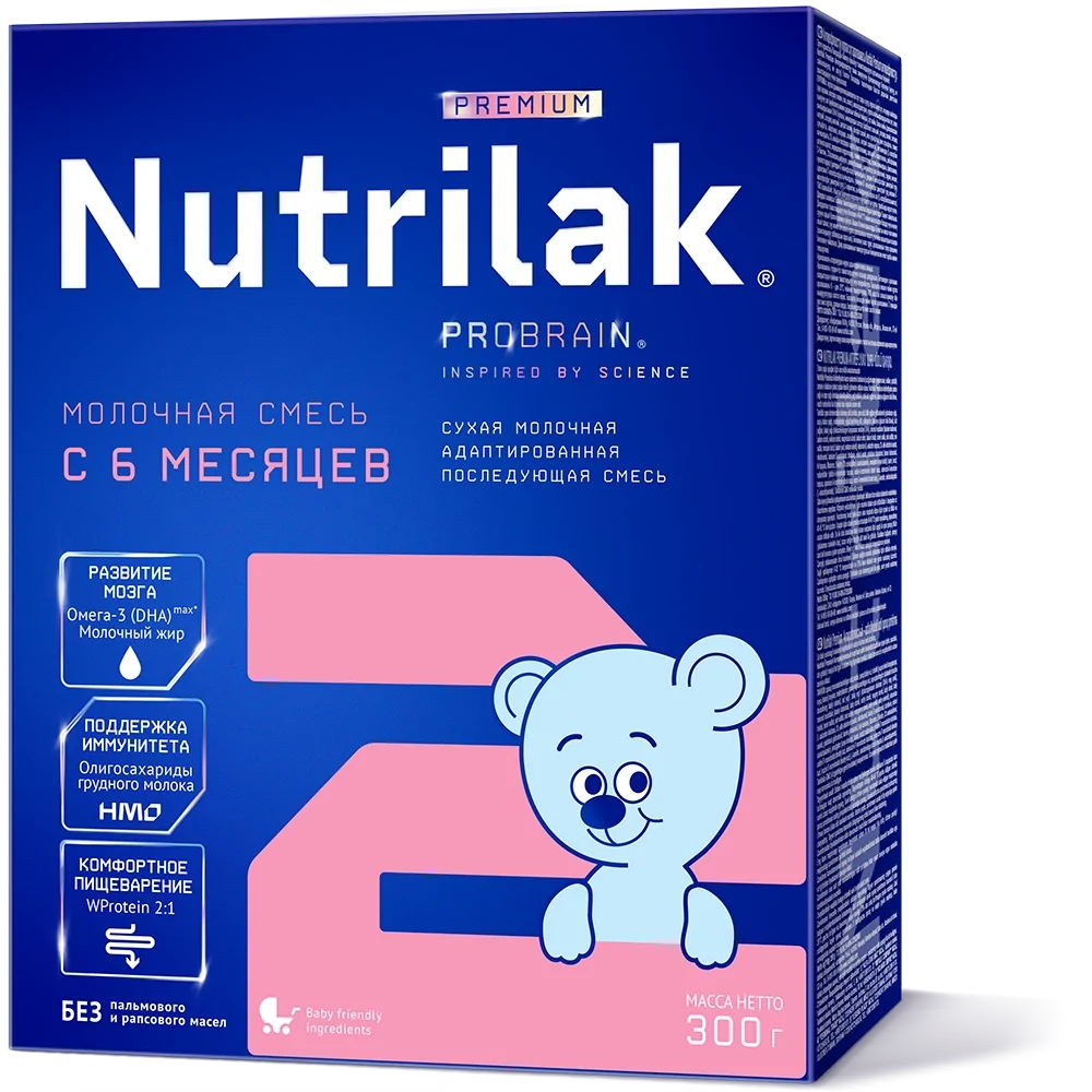 Nutrilak premium хүүхдийн сүү 6-12 сар №2 300гр