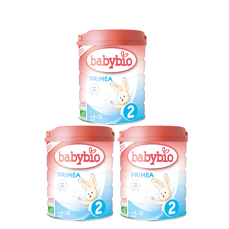 Monos Багц Babybio Primea №2 DHA 800гр 3ш