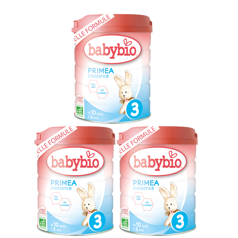 Monos Багц Babybio Primea №3 DHA 800гр 3ш
