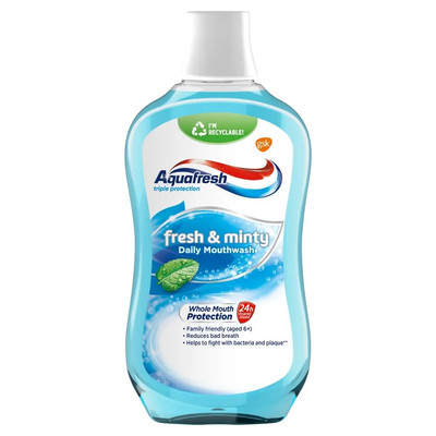 Monos Aquafresh minty сэнгэнэсэн гааны амттай ам зайлагч 500мл
