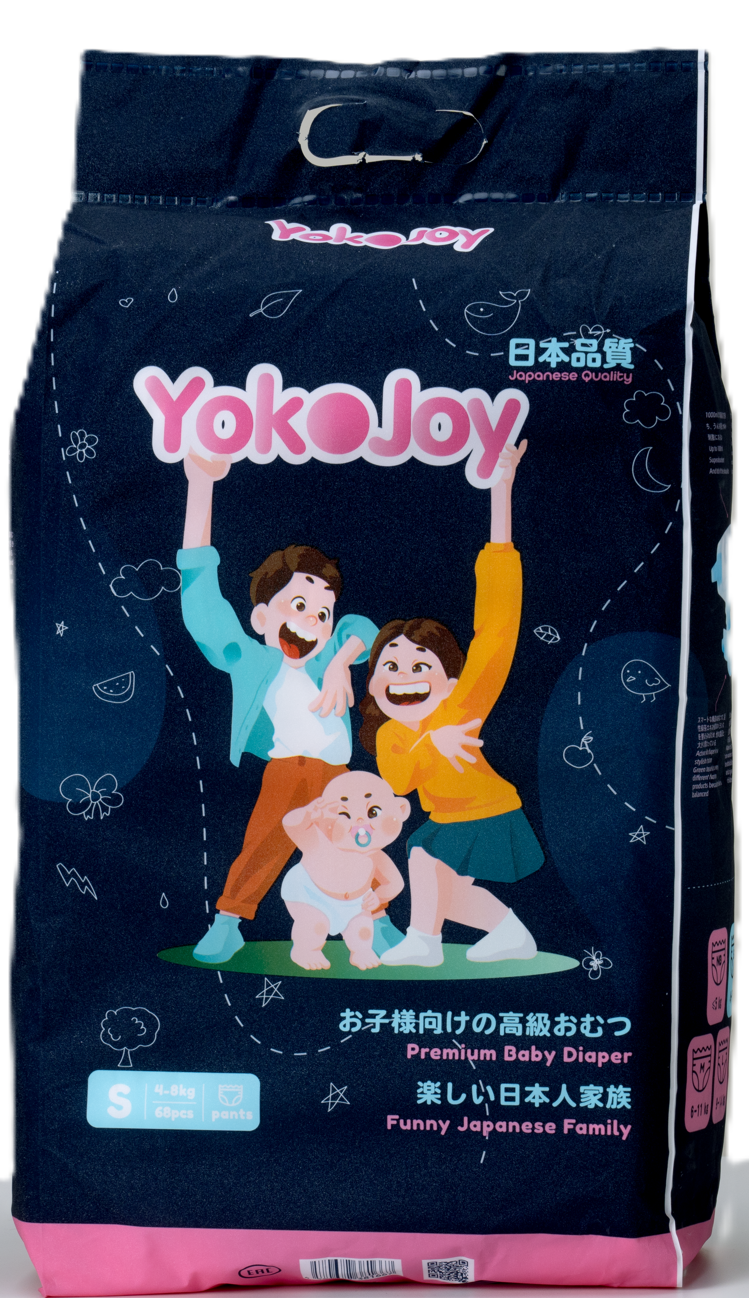 Monos YOKOJOY хүүхдийн памперс наадаг S 4-8кг №68