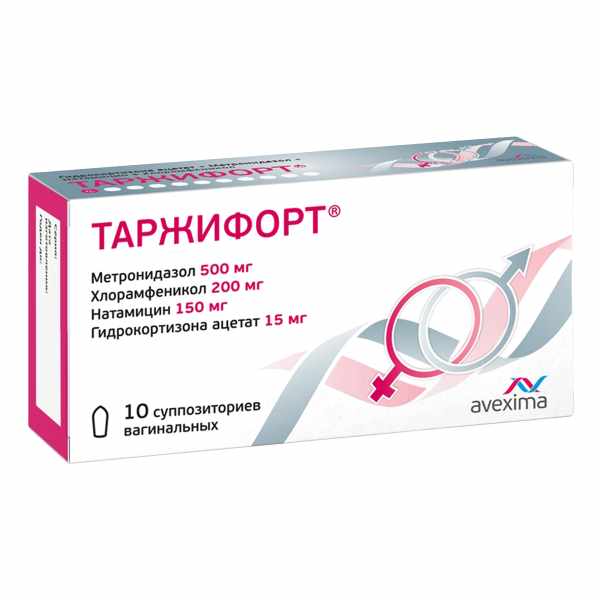 Monos Таржифорт 500мг+200мг+150мг+15мг №10 - Үтрээний лаа