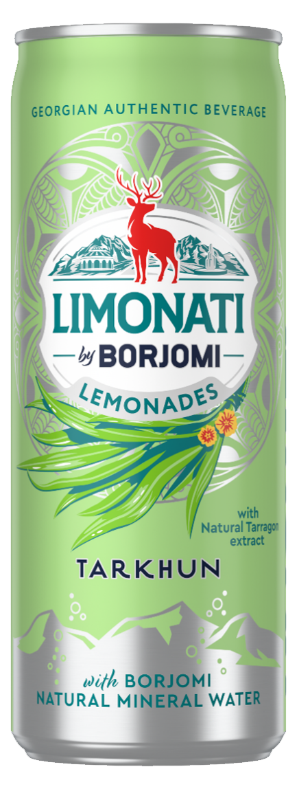 Monos Borjomi Can 0.33 x 12 Lemonade Tarragone
