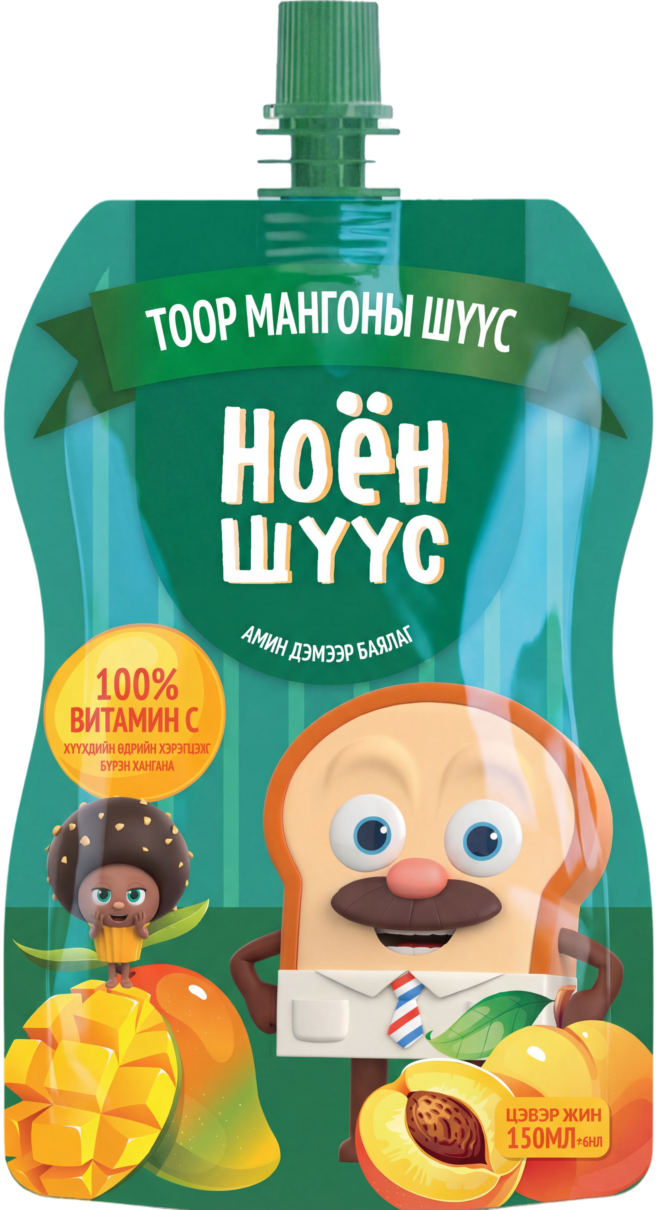 Monos Ноён шүүс - Тоор мангоны шүүс 150мл