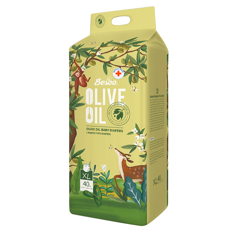 Monos Olive Oil хүүхдийн памперс өмсдөг XL №40
