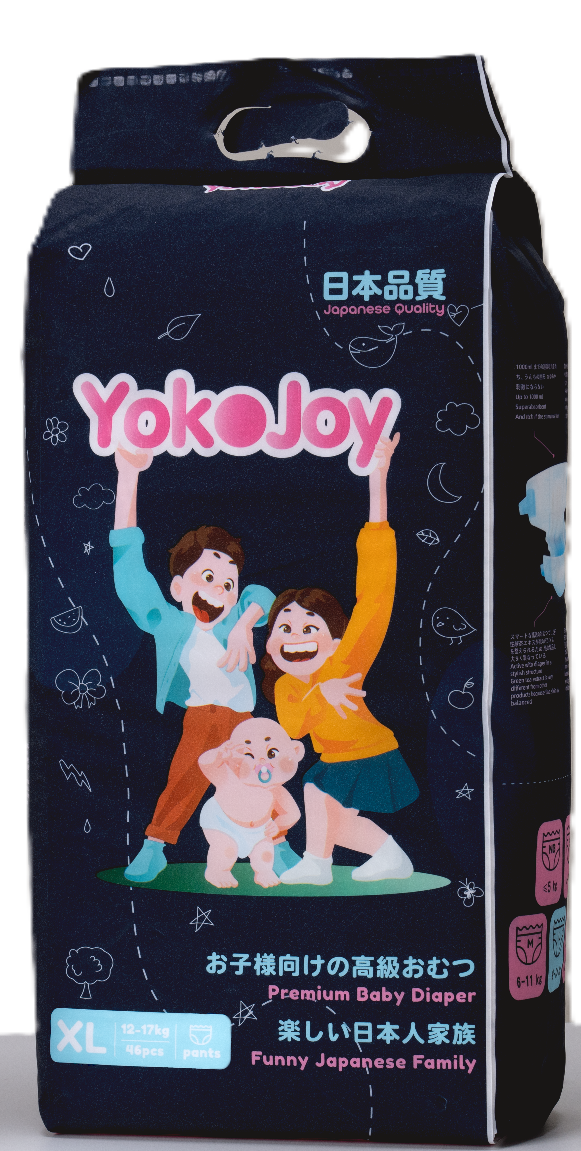 Monos YOKOJOY хүүхдийн памперс наадаг XL 12-17кг №46