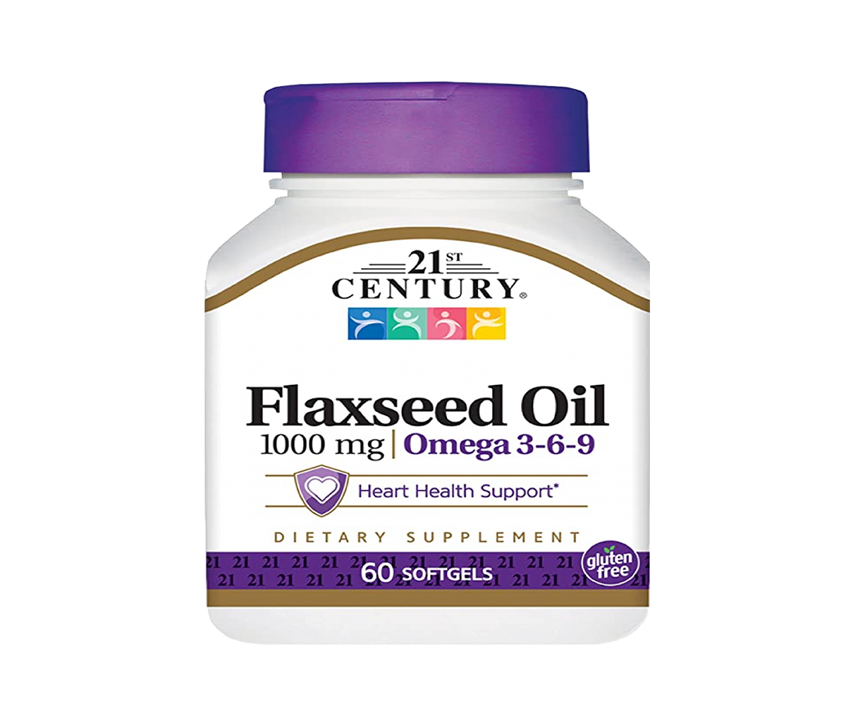 Monos Флаксид ойл 1000 мг No.60 21st Century Flaxseed Oil